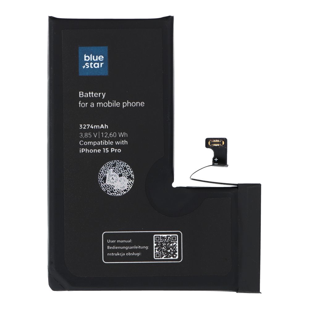 BLUE STAR HQ battery for IPHONE 15 Pro 3274 mAh