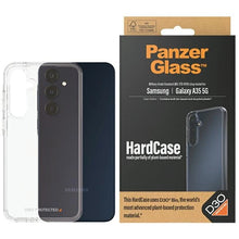 Заредете изображение във визуализатора на галерията – PanzerGlass HardCase with D3O® Bio and Military Grade certification for Samsung Galaxy A35 5G - transparent
