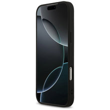 Заредете изображение във визуализатора на галерията – GUESS case for IPHONE 17 Pro Max compatible with MagSafe GUHMP17XP4RPSK (4G Printed Stripes) black
