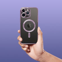 Заредете изображение във визуализатора на галерията – ELECTRO MAG COVER case compatible with MagSafe for IPHONE 17 Pro deep purple
