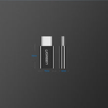 Заредете изображение във визуализатора на галерията – Ugreen adapter micro USB to USB Type C adapter black (30391)
