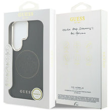 Заредете изображение във визуализатора на галерията – GUESS case for SAMSUNG S26 Ultra GUHMS26L5PG4SRGK (Perforated Logo MagSafe) black
