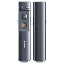 Заредете изображение във визуализатора на галерията – Baseus Orange Dot AI laser pointer with automatic voice transcription, two lasers - gray
