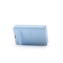 Заредете изображение във визуализатора на галерията – Powerbank Joyroom JR-PBM01 magnetic 10000mAh 20W with stand + Lightning cable - USB-C - blue
