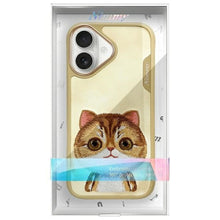 Заредете изображение във визуализатора на галерията – NIMMY case BIG EYED PET 2.0 Cat for IPHONE 16 khaki
