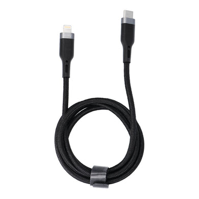 WiWU - Кабел за данни Platinum Series Wi-C013 USB C към Lightning 30W 1,2м - черен