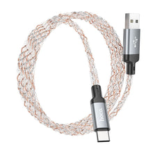Заредете изображение във визуализатора на галерията – HOCO cable USB A to Type C 3A U112 1 m gray
