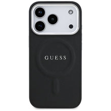 Заредете изображение във визуализатора на галерията – GUESS case for IPHONE 17 Pro compatible with MagSafe GUHMP17LPSAREGSK (PU W/ Classic Logo) black
