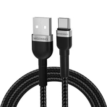 Заредете изображение във визуализатора на галерията – Wozinsky WNBAC2 USB-A / USB-C 2.4A cable 2 m - black
