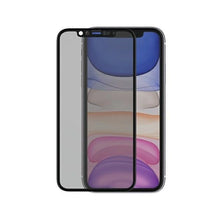 Заредете изображение във визуализатора на галерията – PanzerGlass E2E Super+ privacy tempered glass with camera cover for iPhone XR / 11 - with black frame

