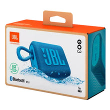 Заредете изображение във визуализатора на галерията – Wireless speaker 4.2W 5h JBL GO 3 ECO blue
