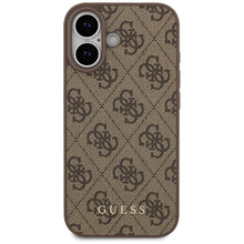 Заредете изображение във визуализатора на галерията – GUESS case for IPHONE 17 GUHCP17SG4GFBR (PU 4G Classic) brown
