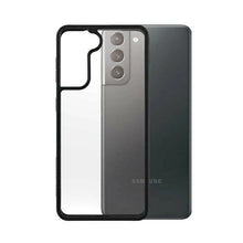 Заредете изображение във визуализатора на галерията – PanzerGlass ClearCase case for Samsung Galaxy S21 - transparent and black
