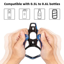 Заредете изображение във визуализатора на галерията – Rockbros FK338 bicycle holder for water bottle - black and blue
