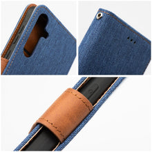 Заредете изображение във визуализатора на галерията – JEANS Book for Xiaomi Redmi Note 14 4G (GLOBAL - 164,84mm x 78,15mm x 8,16mm) blue

