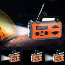 Заредете изображение във визуализатора на галерията – PRISTAR radio FM with flashlight 4000 mAh YX328 orange
