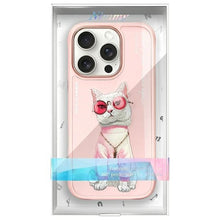 Заредете изображение във визуализатора на галерията – NIMMY case GLASSES COOL CAT for IPHONE 16 Pro Max pink
