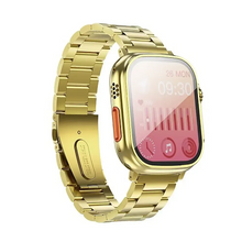 Заредете изображение във визуализатора на галерията – HOCO smartwatch Y12 Ultra smart sports watch (call version) light gold
