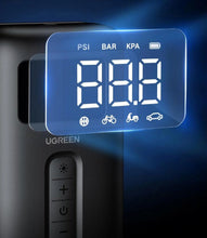 Заредете изображение във визуализатора на галерията – Ugreen CD259 air compressor with battery and LED lighting - black
