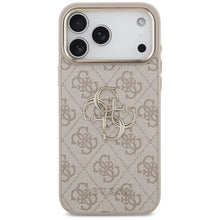 Заредете изображение във визуализатора на галерията – GUESS case for IPHONE 18 Pro Max / 17 Pro max GUE005593 (PU W/ Big 4G Classic Logo) rose gold
