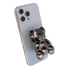 Заредете изображение във визуализатора на галерията – Phone stand BEAR - stick-on - black

