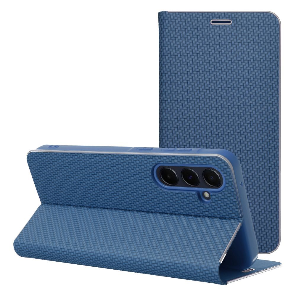 LUNA Book Carbon for XIAOMI Redmi Note 14 4G (GLOBAL - 164,84mm x 78,15mm x 8,16mm) blue