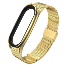 Заредете изображение във визуализатора на галерията – Tech-Protect MilaneseBand strap for Xiaomi Mi Smart Band 7 / 7 NFC - gold
