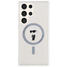 Заредете изображение във визуализатора на галерията – Original Pouch KARL LAGERFELD  hardcase IML Ikonik MagSafe KLHMS24LHFCKNOT for Samsung Galaxy S24 Ultra transparent
