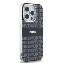 Заредете изображение във визуализатора на галерията – Original Case DKNY hardcase IML Mono &amp; Stripe MagSafe DKHMP14XHRHSEK for Iphone 14 Pro Max black
