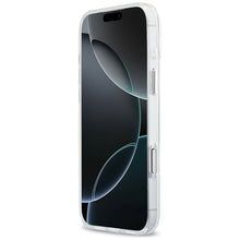 Заредете изображение във визуализатора на галерията – KARL LAGERFELD case for IPHONE 17 Pro Max compatible with MagSafe KLHMP17XHKRSGPT (IML Karl RSG Logo) transparent
