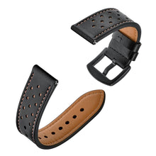 Заредете изображение във визуализатора на галерията – Tech-Protect Leather strap for Samsung Galaxy Watch 42mm - black
