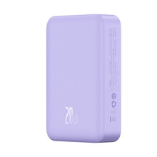 Заредете изображение във визуализатора на галерията – Baseus Magnetic Mini 20000 mAh 20W Powerbank - purple + USB-C / USB-C cable
