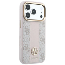 Заредете изображение във визуализатора на галерията – Case for IPHONE 18 Pro Max/17 Pro max compatible with MagSafe (Stripe Round and Classic Logos 4G) pink

