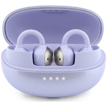 Заредете изображение във визуализатора на галерията – Wireless earphones OWS Guess Metalic Finish Electropated Parts Classic Logo purple
