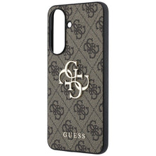 Заредете изображение във визуализатора на галерията – GUESS case for SAMSUNG Galaxy A57 GUHCSA574GMGBR (4G Big Metal Logo) brown

