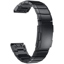 Заредете изображение във визуализатора на галерията – Tech-Protect SteelBand Bracelet for Garmin Fenix ​​3 / 5X / 3HR / 5X Plus / 6X / 6X Pro / 7X - Black
