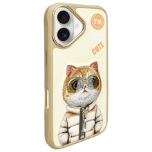 Заредете изображение във визуализатора на галерията – NIMMY case COOL&amp;CUTE 2.0 Cat for IPHONE 16 khaki
