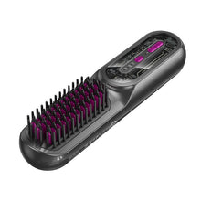 Заредете изображение във визуализатора на галерията – Hair straightener Hoco with comb HP45 gray
