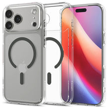 Заредете изображение във визуализатора на галерията – SPIGEN case ULTRA HYBRID MAG compatible with MagSafe for IPHONE 17 Pro clear graphite
