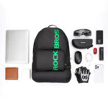 Заредете изображение във визуализатора на галерията – Rockbros H10-BK sports foldable backpack 18 l - black
