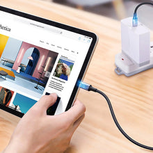 Заредете изображение във визуализатора на галерията – Ugreen US316 70428 USB-C - USB-C PD QC FCP cable 100W 5A 480Mb/s 1.5m - gray
