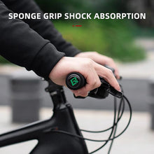 Заредете изображение във визуализатора на галерията – Rockbros BT1001GNBK sponge bicycle handlebar grips - green and black
