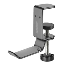 Заредете изображение във визуализатора на галерията – Silver Monkey HM200 headphone holder for desk - black
