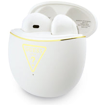 Заредете изображение във визуализатора на галерията – Wireless earphones Guess TWS GUTWSA15HETH (Small Round Script Print) white
