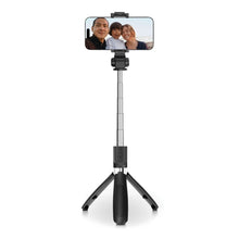 Заредете изображение във визуализатора на галерията – Tech-Protect L01S Bluetooth selfie stick with tripod up to 70cm - black
