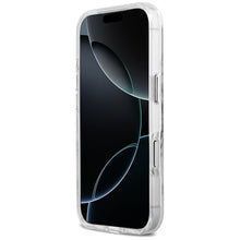 Заредете изображение във визуализатора на галерията – GUESS case for IPHONE 17 Pro compatible with MagSafe GUHMP17LHTRMS (Metal Outline) silver
