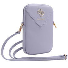 Заредете изображение във визуализатора на галерията – Guess Zip Triangle 4G bag - purple
