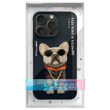 Заредете изображение във визуализатора на галерията – NIMMY case GLASSES COOL DOG for IPHONE 15 Pro Max black

