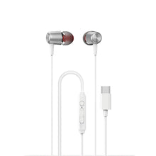 Заредете изображение във визуализатора на галерията – Dudao X1PROT in-ear wired USB-C headphones 1.2 m - white
