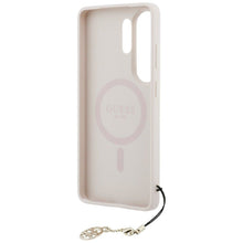 Заредете изображение във визуализатора на галерията – GUESS case for SAMSUNG S26 Ultra GUHMS26LGF4GPI (PU 4G Classic Logo with Charm) pink
